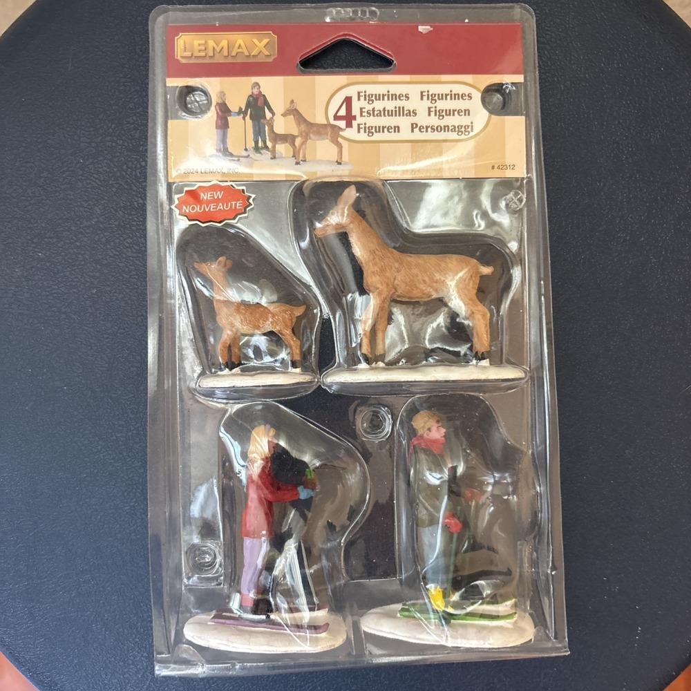 Lemax Christmas Tree Vail Village Friendly Wildlife Deer Baby 4 #42312 NIB